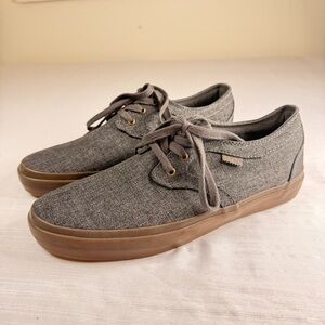 STATE Gray Men's Sneakers with Brown Sole Like New Size 10